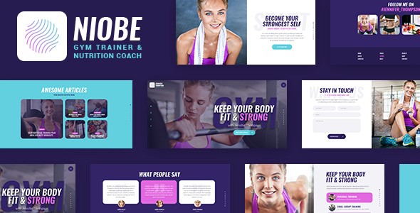 Niobe v1.1.4 – A Gym Trainer & Nutrition Coach Theme