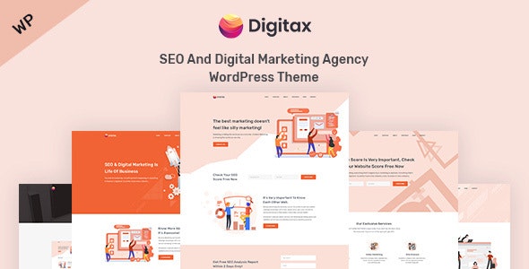 Digitax v1.0.4 – SEO & Digital Marketing Agency WordPress Theme