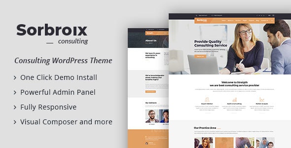 Sorbroix v1.0 – Business Consulting WordPress Theme