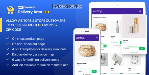 WooCommerce Delivery Area Pro v2.1.8
