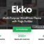 Ekko v2.4 – Multi-Purpose WordPress Theme with Page Builder