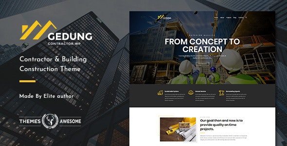 Gedung v1.3 – Contractor & Building Construction Theme