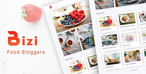 Bizi v2.0.1 – A WordPress Theme for Food Bloggers