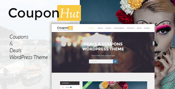 CouponHut v3.0.1 – Coupons and Deals WordPress Theme