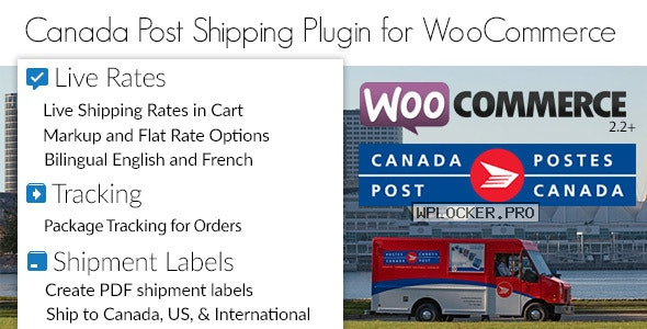 Canada Post Woocommerce Shipping Plugin v1.6.12