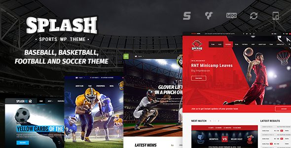 Splash v4.0.2 – Sport WordPress Theme