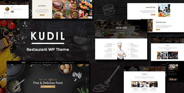 Kudil v1.5 – Cafe, Restaurant WordPress Theme