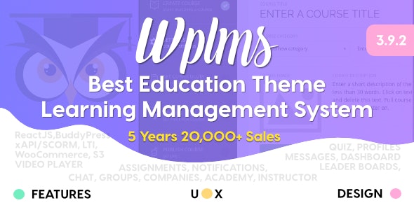 WPLMS v3.9.7 – Learning Management System for WordPress