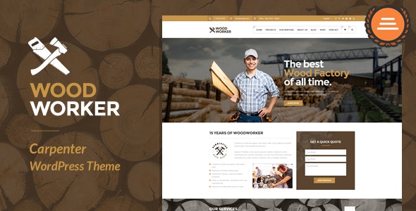 WoodWorker v3.5 – Carpenter Handy Service WordPress Theme