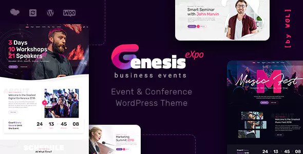 GenesisExpo v1.2.5 – Business Events & Conference Theme