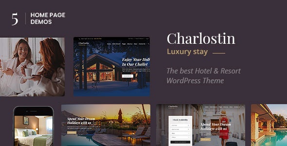 Charlostin v1.0 – Hotel & Resort Booking WordPress Theme