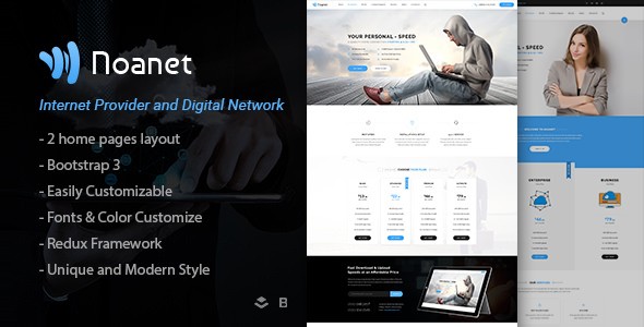 Noanet v2.4 – Internet Provider And Digital Network