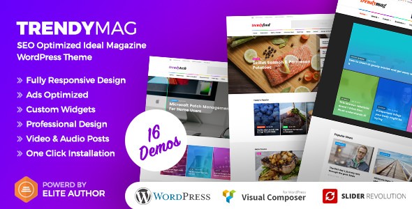 TrendyMag v1.3 – WordPress News Magazine & Blog Theme