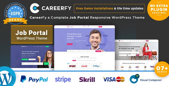 Careerfy v2.5.8 – Job Board WordPress Theme