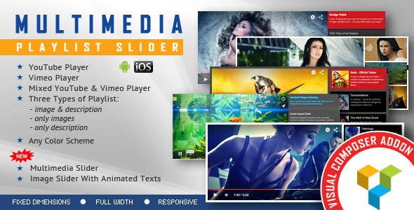 Multimedia Playlist Slider for WPBakery Page Builder v1.7.1