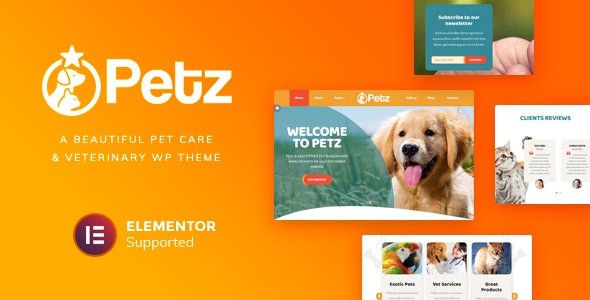 Petz v2.3 – Pet Care & Veterinary Theme