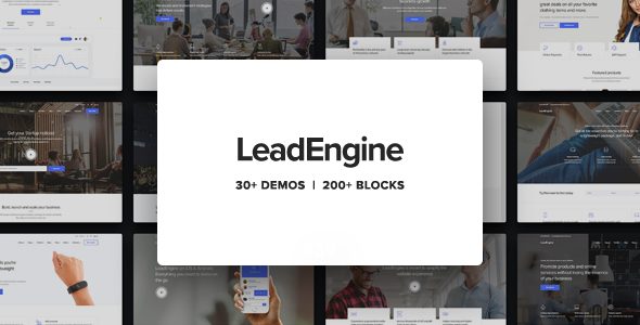 LeadEngine v1.8.0 – Multi-Purpose Theme with Page Builder