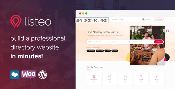 Listeo v1.4.4 – Directory & Listings With Booking