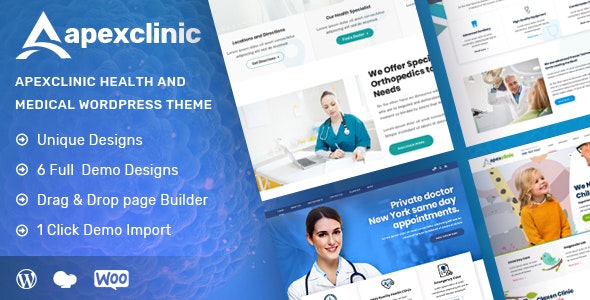 ApexClinic v1.2.0 – Health & Medical Theme