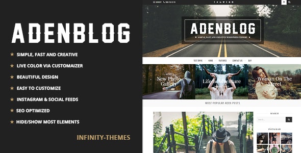 Aden v3.1.3 – A WordPress Blog Theme