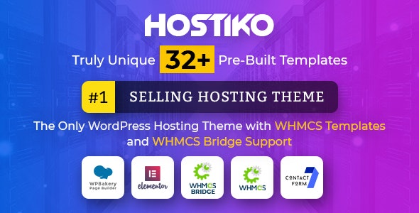 Hostiko v33.0.0 – WordPress WHMCS Hosting Theme