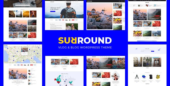 Surround v1.0.3 – Vlog & Blog WordPress Theme