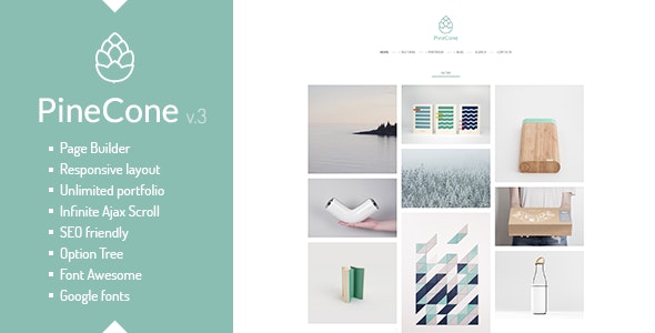 PineCone v4.5 – Creative Portfolio and Blog for Agency