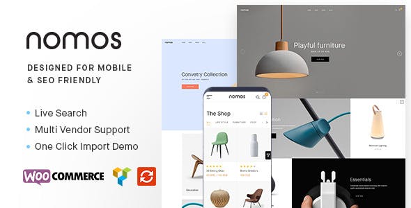 Nomos v2.4.5 – Modern AJAX Shop Designed For Mobile And SEO Friendly (RTL Supported)