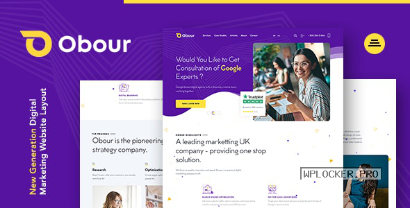 Obour v1.0.0 – Digital Marketing Agency WordPress Theme