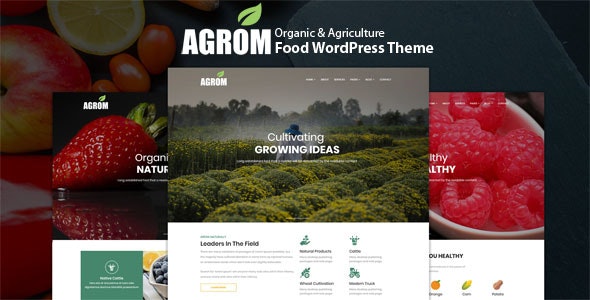Agrom v1.0 – Organic & Agriculture Food WordPress Theme