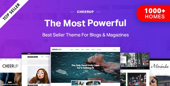 CheerUp v6.1.4 – Blog / Magazine – WordPress Blog Theme