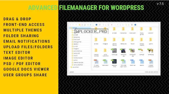 File Manager Plugin For WordPress v7.5.4