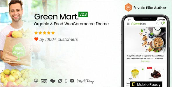 GreenMart v2.3.6 – Organic & Food WooCommerce WordPress Theme