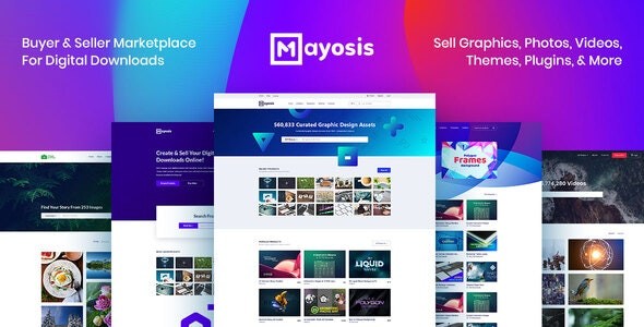 Mayosis v2.7.0 – Digital Marketplace WordPress Theme