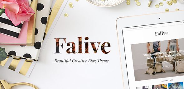 Falive v1.2.1 – Beautiful Creative & Fashion Blog Theme
