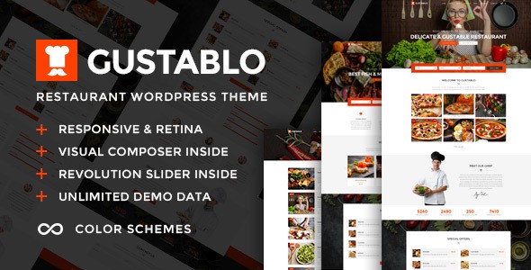 Gustablo v1.4 – Restaurant & Cafe Responsive Theme