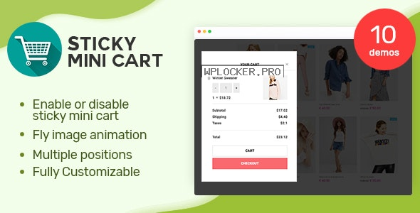 Sticky Mini Cart For WooCommerce v1.0.5