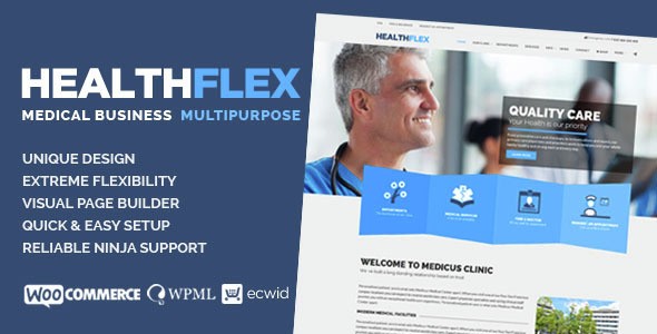 HEALTHFLEX v1.6.2 – Medical Health WordPress Theme