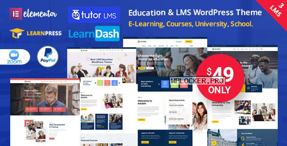 Edubin v6.7.8 – Education LMS WordPress Theme