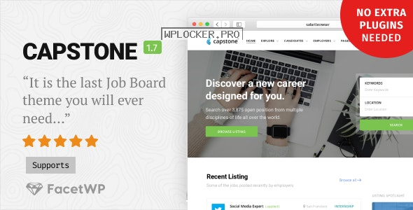 Capstone v1.7.2 – Job Board WordPress Theme
