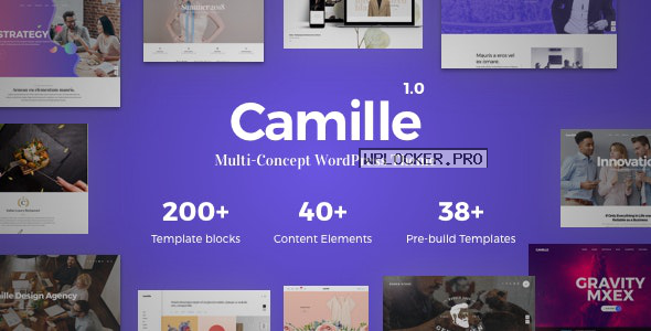 Camille v1.1.2 – Multi-Concept WordPress Theme