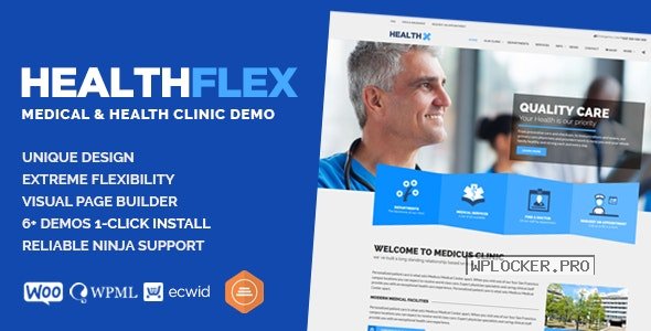HEALTHFLEX v2.2.0 – Medical Health WordPress Theme