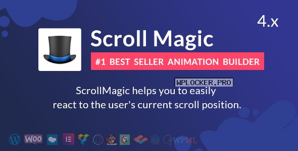 Scroll Magic v4.1.8 – Scrolling Animation Builder Plugin
