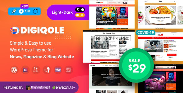 Digiqole v1.4.9 – News Magazine WordPress Theme
