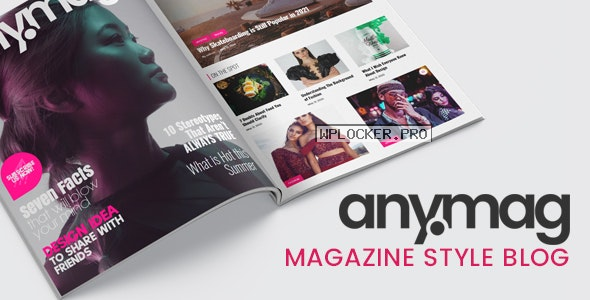 Anymag v1.02 – Magazine Style WordPress Blog