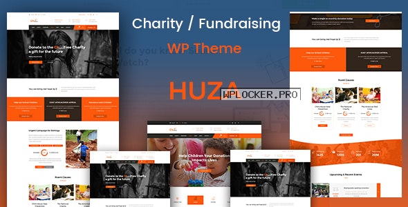 Huza v1.19 – Charity/Fundraising Responsive Theme