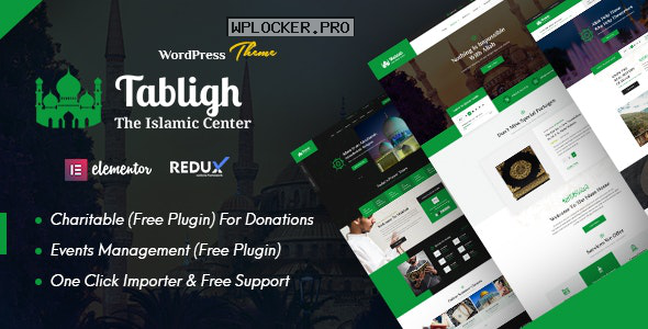 Tabligh v1.0 – Islamic Institute & Mosque WordPress Theme
