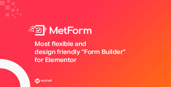 MetForm Pro v1.2.13 – Advanced Elementor Form Builder