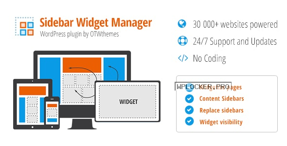 Sidebar & Widget Manager v4.3