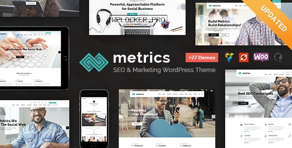 Metrics v2.3 – SEO, Digital Marketing, Social Media WordPress Theme